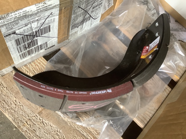 (5) Brake Shoes, (5) Camshafts, (42) Loop Clamps & Assorted Items