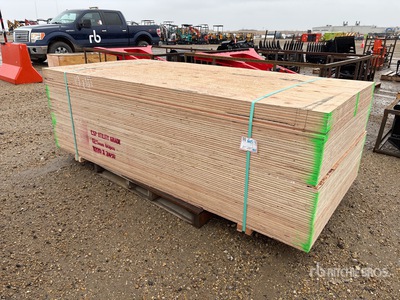 Quantity of (60) 1/2" 4x8 CSP/DFP No Stamp Plywood تركيبات الإضاءة (Unused)