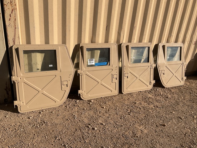 (4) Assorted HMMWV Humvee Doors (4) Assorted HMMWV Humvee Doors