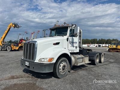 2014 Peterbilt 386 6x4 T/A Day Cab Truck Tractor