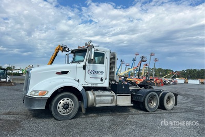 2014 Peterbilt 386 6x4 T/A Day Cab Truck Tractor