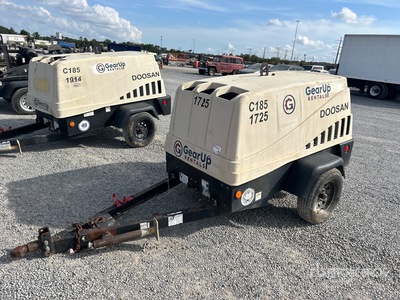 2012 Doosan C185WJD-T4I 185 cfm Mobile Air Compressor (Inoperable)