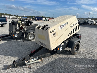 2017 Doosan C185WDZ-T4F 185 cfm Mobile Air Compressor (Inoperable)