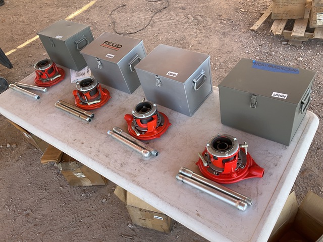 (4) Ridgid Ratchet Threaders