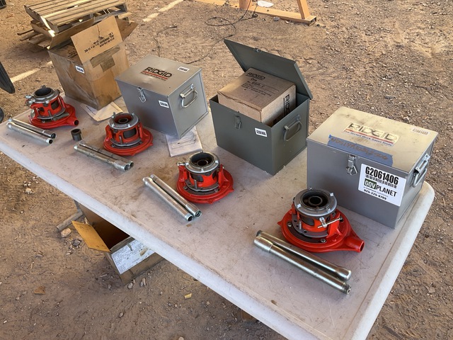 (4) Ridgid Ratchet Threaders