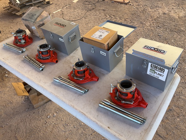 (4) Ridgid Ratchet Threaders