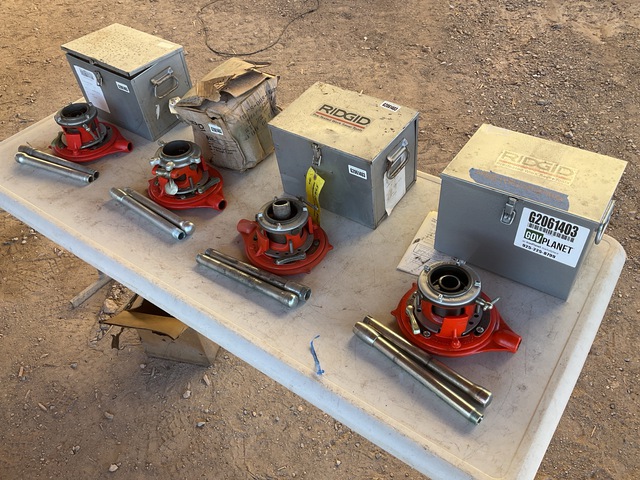 (4) Ridgid Ratchet Threaders