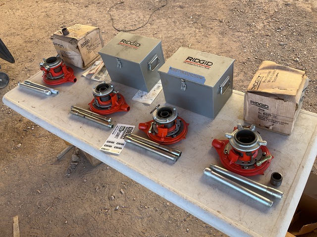 (4) Ridgid Ratchet Threaders