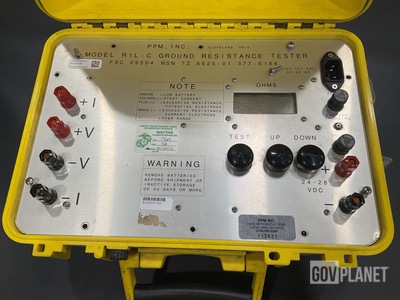 PPM R1L-C Ground Resistance Tester