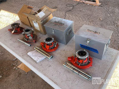 (4) Ridgid Ratchet Threaders