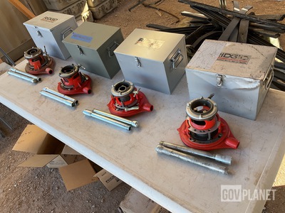 (4) Ridgid Ratchet Threaders