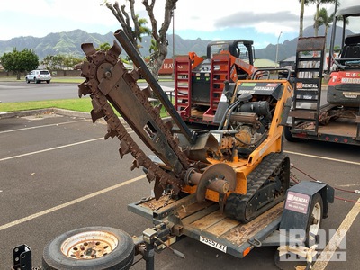 Barreto E2036RTKH-6MS 36" Walk Behind Trencher w/ Barreto Trailer