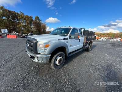2012 Ford F-550 XL 4x2 Extended Cab Flatbed Truck