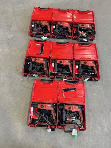 Quantity of (9) Hilti Rotary Hammers