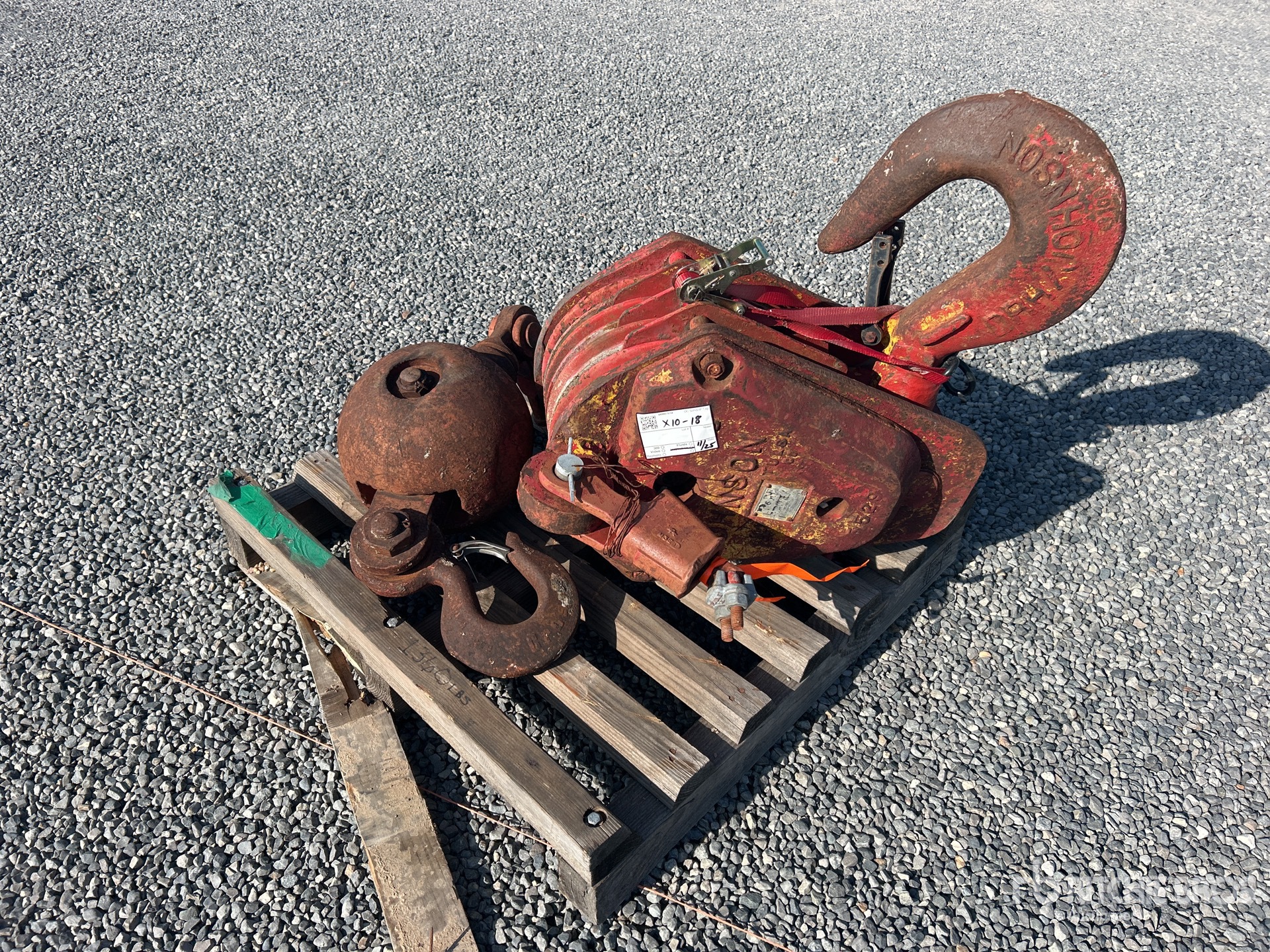 P & H 40 ton 4 Sheave Blok haka