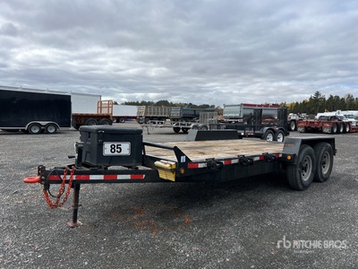 2005 EQ8018 14 ft T/A Plant Trailer