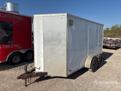 2017 Look 14 ft T/A Enclosed Trailer
