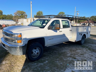 2018 Chevrolet Silverado 3500 HD 4x4 Crew Cab Camion de servicios