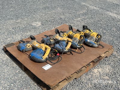 Quantity of (4) Dewalt Pipe Cutting Saws