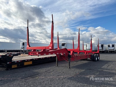 1998 Better-Weigh 40 ft T/A Hayrack Log Trailer