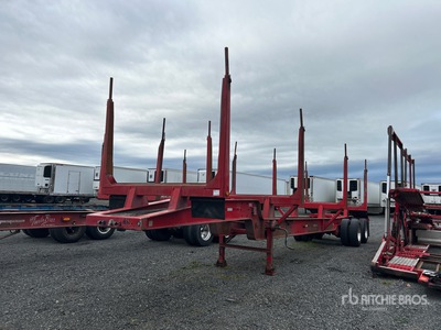1999 Lincoln 36 ft T/A Hayrack Remorque à bois