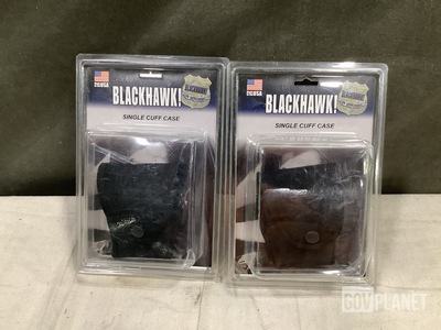 (136) Blackhawk Single Cuff Cases
