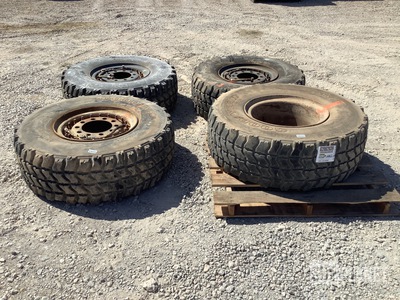(4) Goodyear 395/85R20 Tires w/Wheels
