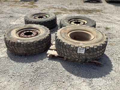 (4) Goodyear 395/85R20 Tires w/Wheels