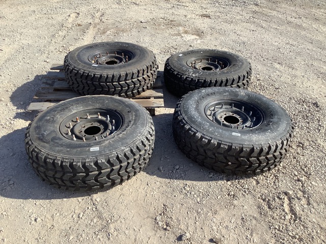 (4) Goodyear 37/12.5R16.5LT Tires w/Wheels