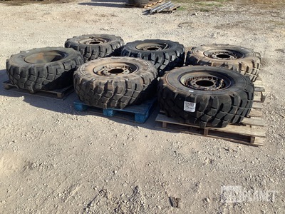(6) Michelin 395/85R20 Tires w/Wheels