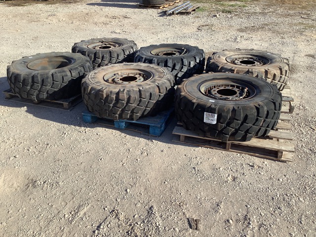 (6) Michelin 395/85R20 Tires w/Wheels