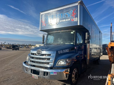 2014 Hino 268 4x2 Moving Van Truck (Inoperable)