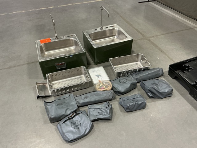 (2) Aseptico ADU-42CF Portable Scrub Sinks