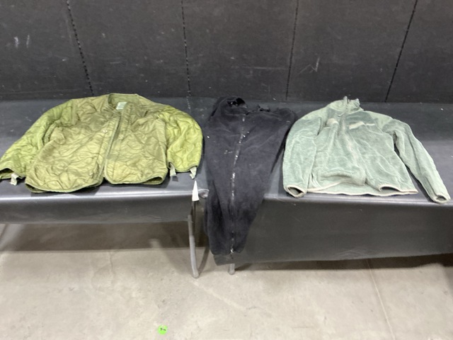 (1) Cold Weather Shirt, (39) Cold Weather Jackets & Assorted Items