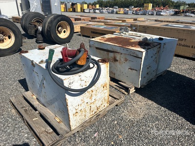 Quantity of (3) Delta Consolidated 100 gal Steel Diesel Benzinetank
