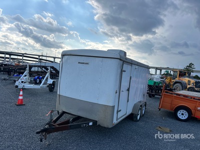 2016 Carr-On-Trailer Corp. 7X16CG 16 ft T/A Office Remorque fermée