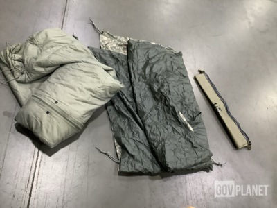 (55) Waterproof Liners, (10) Sleeping Bags, (5) Poncho Liners & Assorted Items