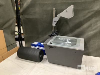 (13) Fuel Filter Bowls, (1) Projector, (1) Vibrating Roller & Assorted Items