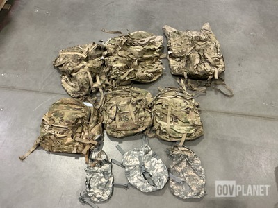 (9) Field Packs, (71) Sustainment Pouches & (8) Large Field Rucksacks