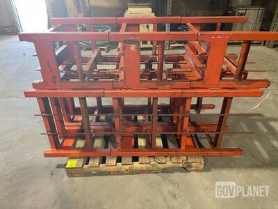 (3) Meco Model SSR4 Steel Storage Racks