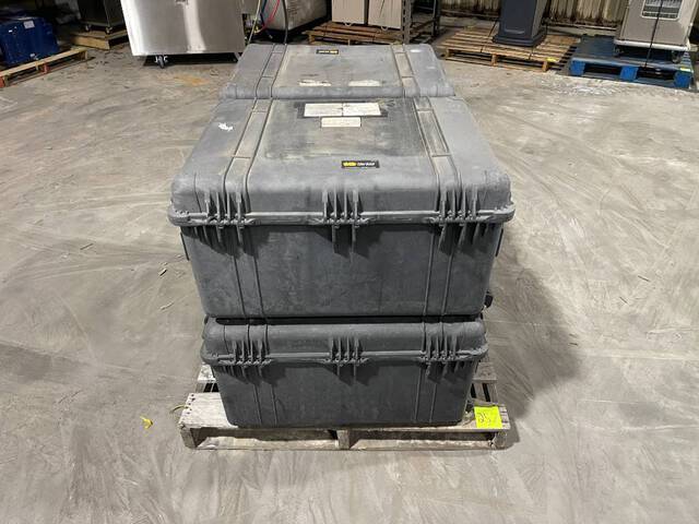 (4) Pelican Hardigg 1630 Storage Cases