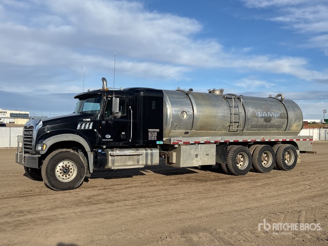 Mack Tanker Rear 2013 Mack GU714 8x6 Sleeper Tanker Truck | Ritchie Bros. Auctioneers