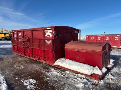 Custom Built Skid Refuse Bin