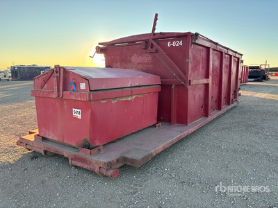 Custom Built 26 ft x 8 ft Skid Refuse Bin Attrezzatura varia per perforazione