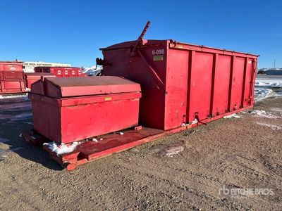 Custom Built Skid Refuse Bin