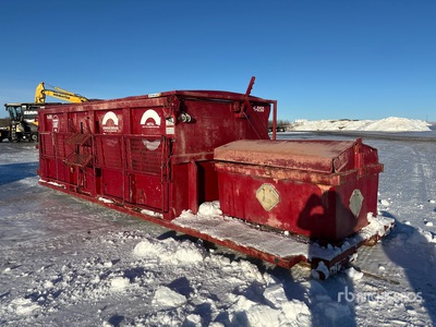 Custom Built Skid Refuse Bin