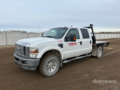 2008 Ford F-250 XLT 4x4 Crew Cab شاحنة مسطحة
