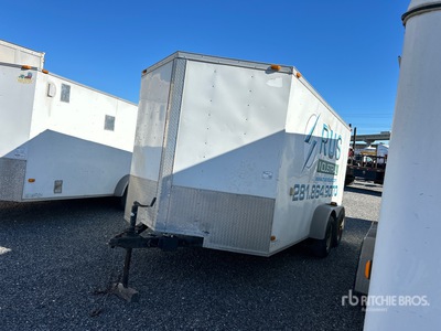 2014 Covered Wagon CW7X14TA2 14 ft T/A Rimorchio chiuso