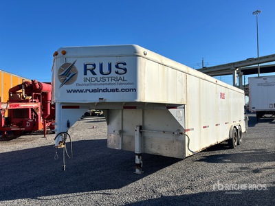 2007 W-W 24 ft T/A Gooseneck Rimorchio chiuso