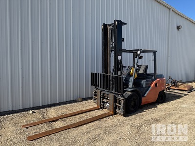 2020 (unverified) Toyota 8FD45U 8100 lb Cushion Tire Forklift (Inoperable)